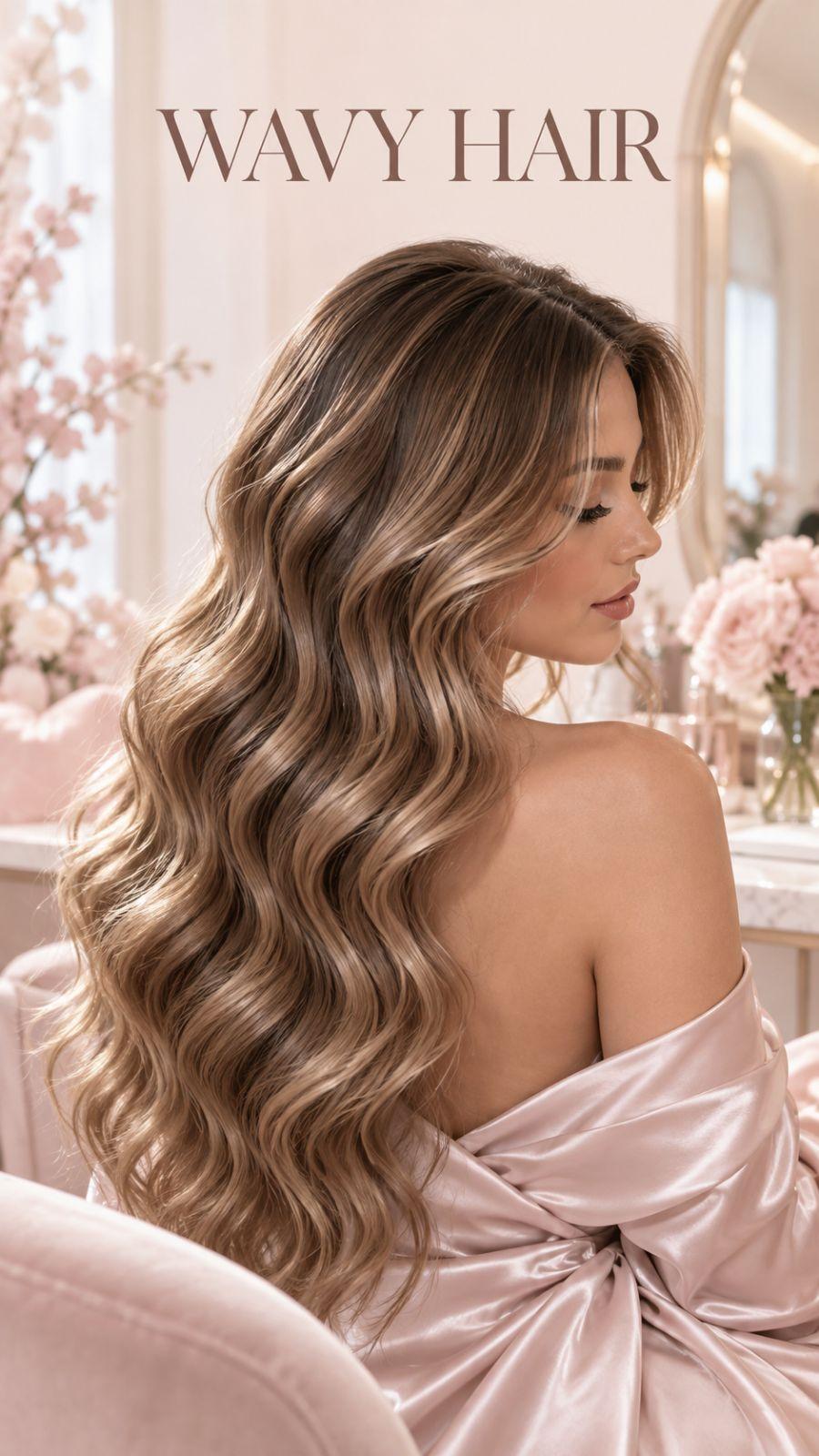 Wavy hair 